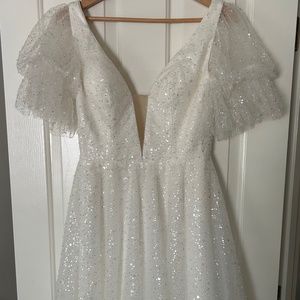 Untamed Petals Wedding/ Reception/ Bachelorette Dress